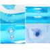 Bathtubs Freestanding Blue Adult Folding Free Inflatable Bucket Home Bath Padded Children with Plastic (Color : Blue Foot Pump  Size : 15210860cm) - B07H7K5TYK